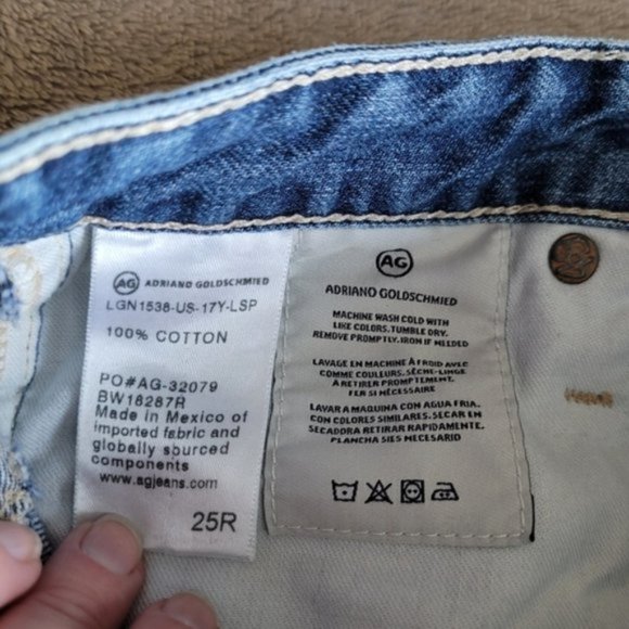 Ag Adriano Goldschmied The Erin distressed denim skirt - Picture 8 of 11